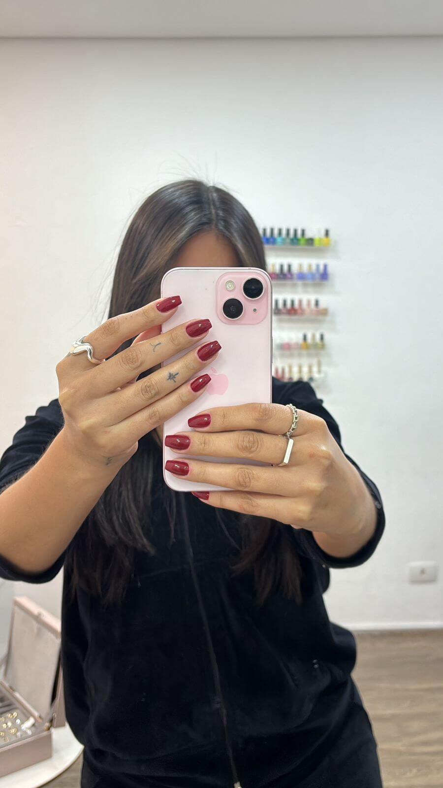 Trabalho de unhas de gel - Studioevienails