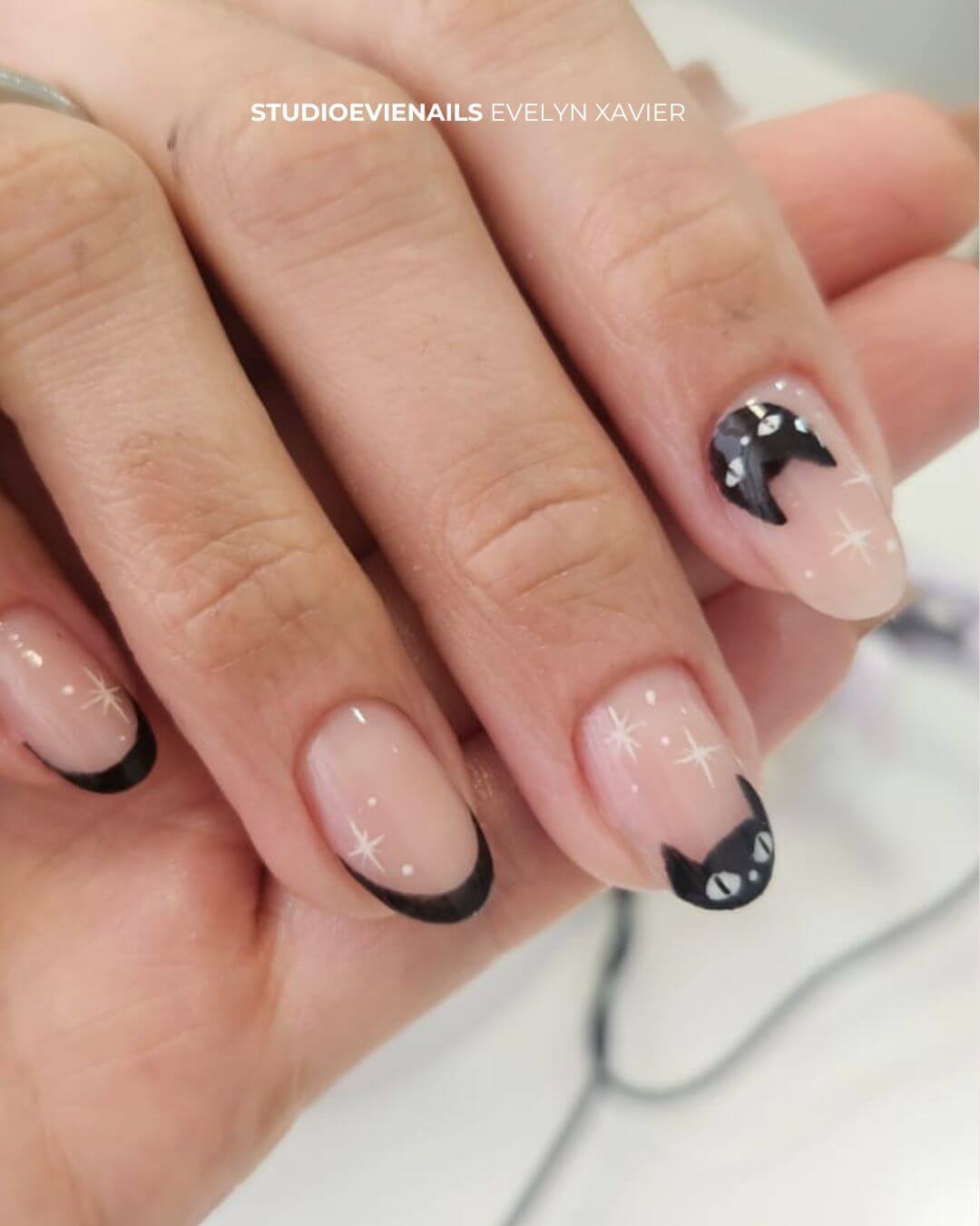 Trabalho de unhas de gel - Studioevienails